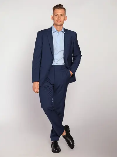 Костюм классический двойка в клетку